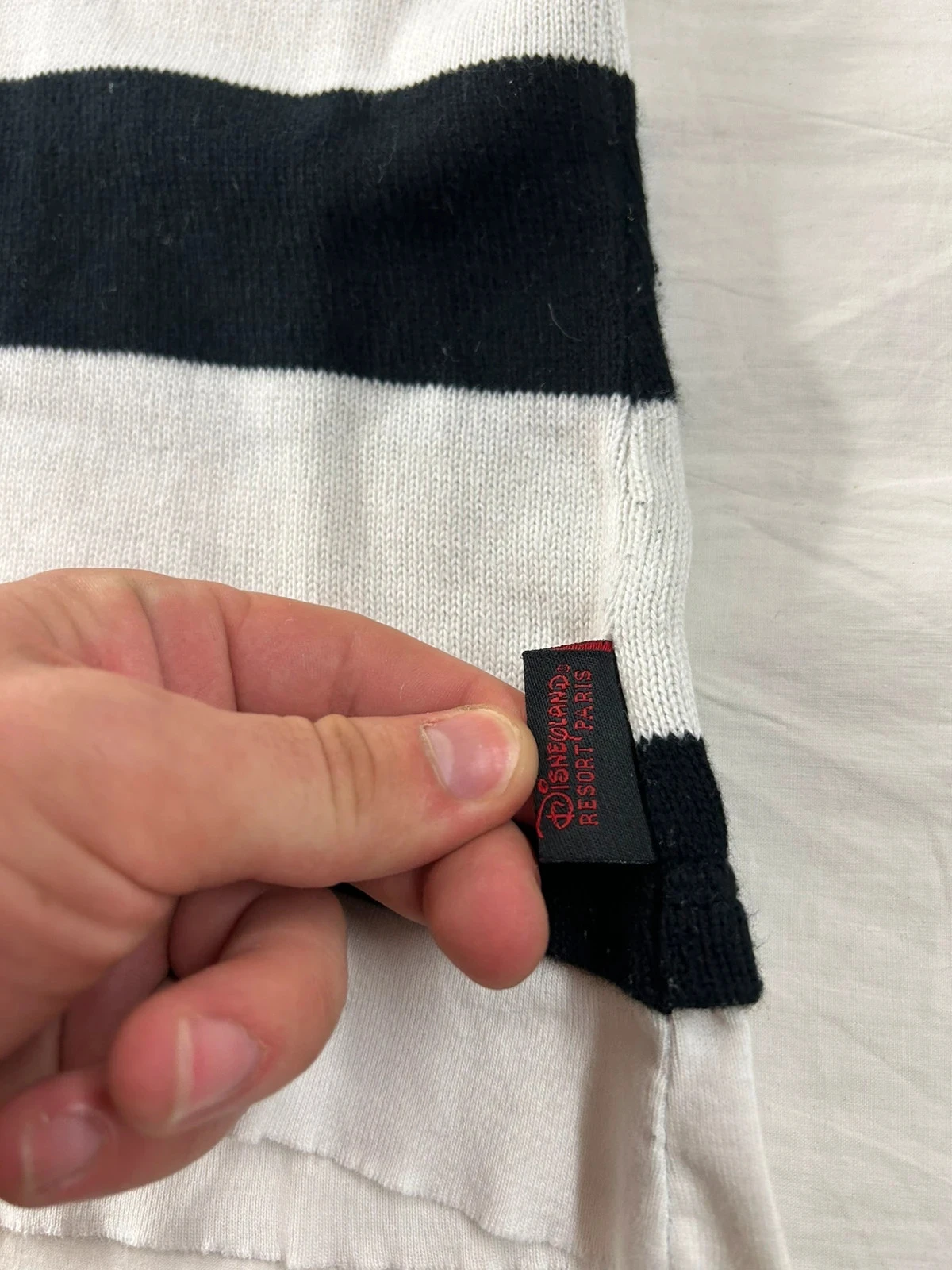 Polo rayado Disneyland resort paris estilo vintage retro Y2K talla s / 100% Algodón / fabricado en Portugal – photo 8